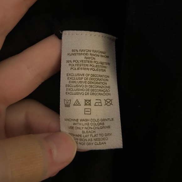 Free People Women’s Sz M Black Boho Embroidered Blouse Top W/ Statement Sleeves - Picture 15 of 15